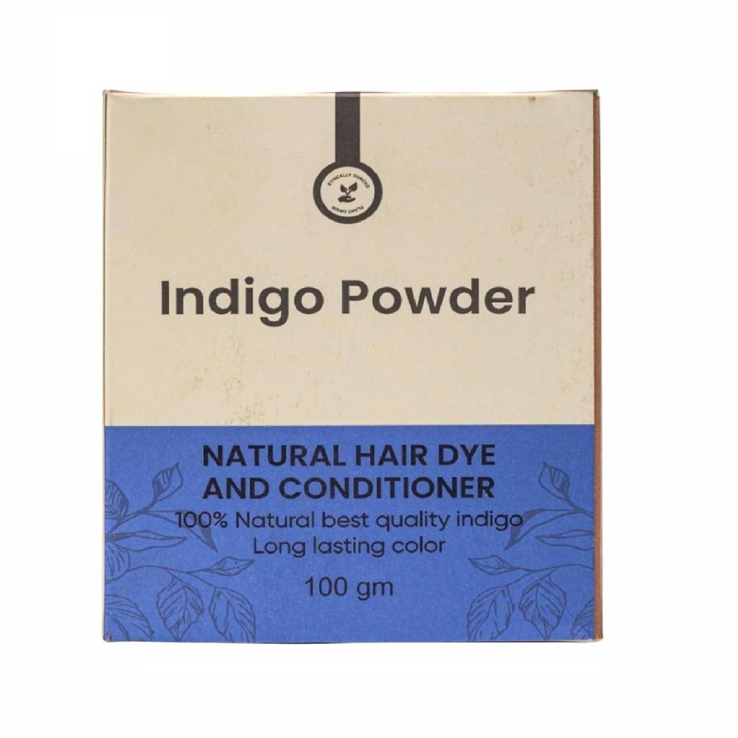 Idika Indigo Powder For Hair | Natural & Herbal Solution For Grey Hair | Bio Organic | Protects hair from Damage | Chemical-Free Indigo Powder for Natural Hair Coloring | Men & Women | Pack of 4