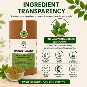 Natural Henna Powder for Hair | 100% Natural &Herbal Solution for Grey Hair | Chemical-Free Mehandi Hair Dye & Color Solution for Men &  Women | 200gm