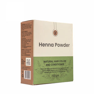 Natural Henna Powder for Hair | 100% Natural & Herbal Solution for Grey Hair | Chemical-Free Mehandi Hair Dye & Color Solution for Men & Women | 100gm, Pack of 3