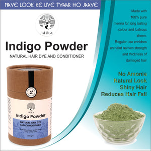 Indigo And Henna Powder 100% Natural Hair Color and Hair Dye And Conditioner