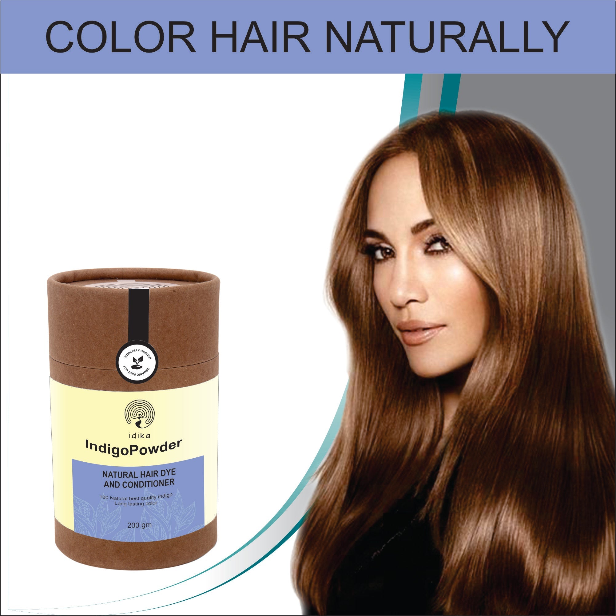 Indigo Powder for Hair: Natural Indigo Hair Dye and Color Powder with Conditioning