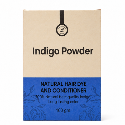 IDIKA Natural Indigo Powder for Hair | Black Hair Dye for Men & Women