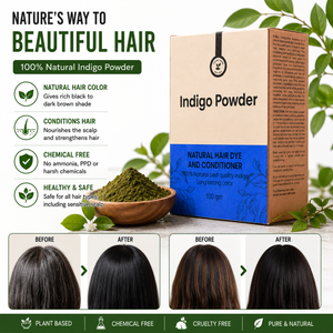 Best Indigo Color Powder for Hair | A Natural Coloring Solution for Men and Women | Pack of 1