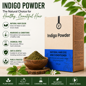 Best Indigo Color Powder for Hair | A Natural Coloring Solution for Men and Women | Pack of 1