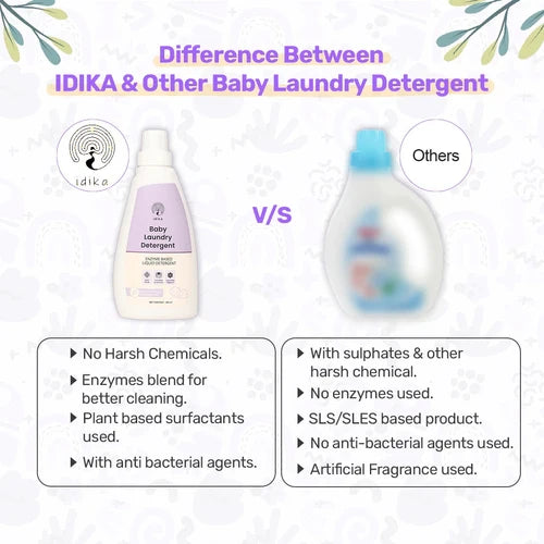 Baby Laundry Detergent: Infant, Newborn, and Gejnntle Baby Detergents for Sensitive Skin (500ml)