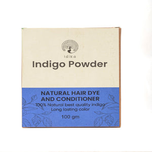 Premium Henna and Indigo Powder for Hair: Natural Black Color, Conditioning, and Damage Protection - Pack of 2